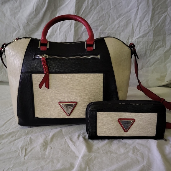 Guess Handbags - Guess handbag and wallet
